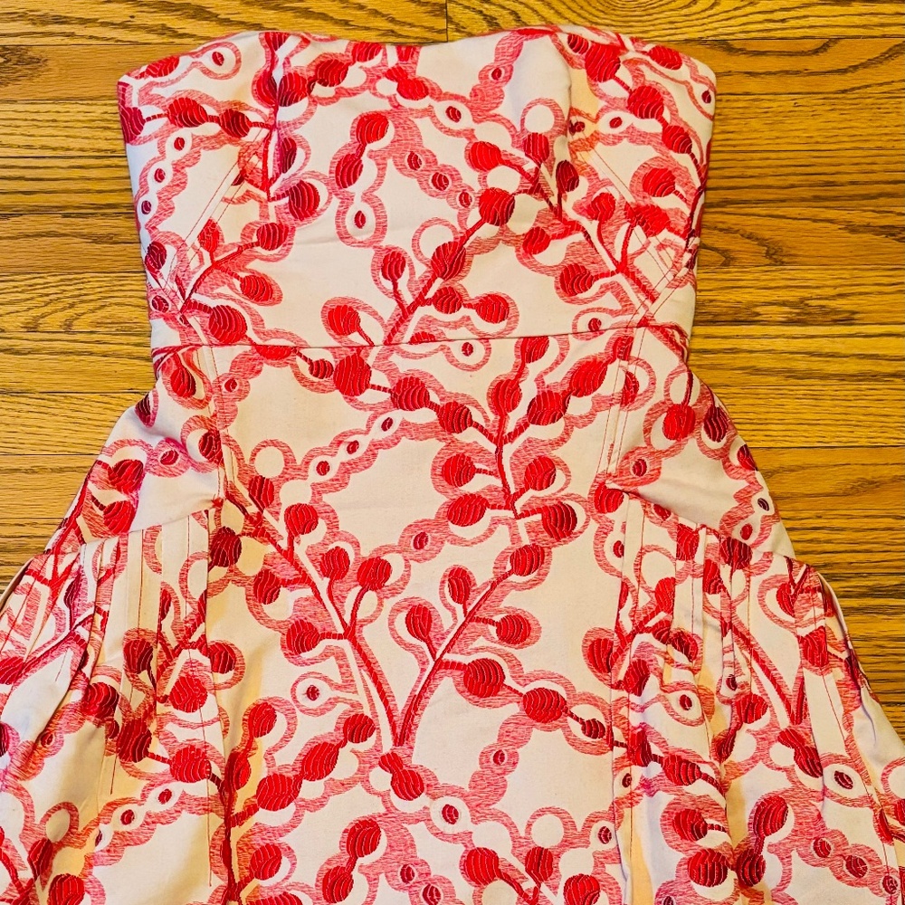 Carolina Herrera strapless dress